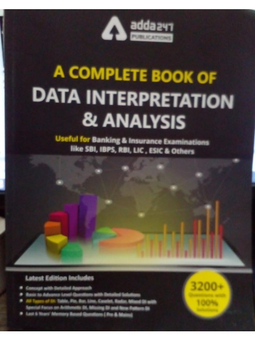 A Complete Book of Data Interpratation & Analysis at Ashirwad Publication